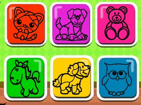 Easy Kids Coloring Game gameplay preview