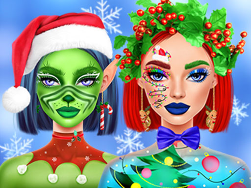 Ellie Christmas Makeup gameplay preview