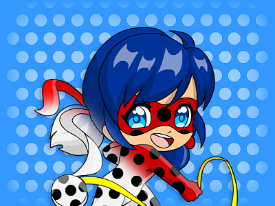 Chibi DottedGirl Coloring Book gameplay preview